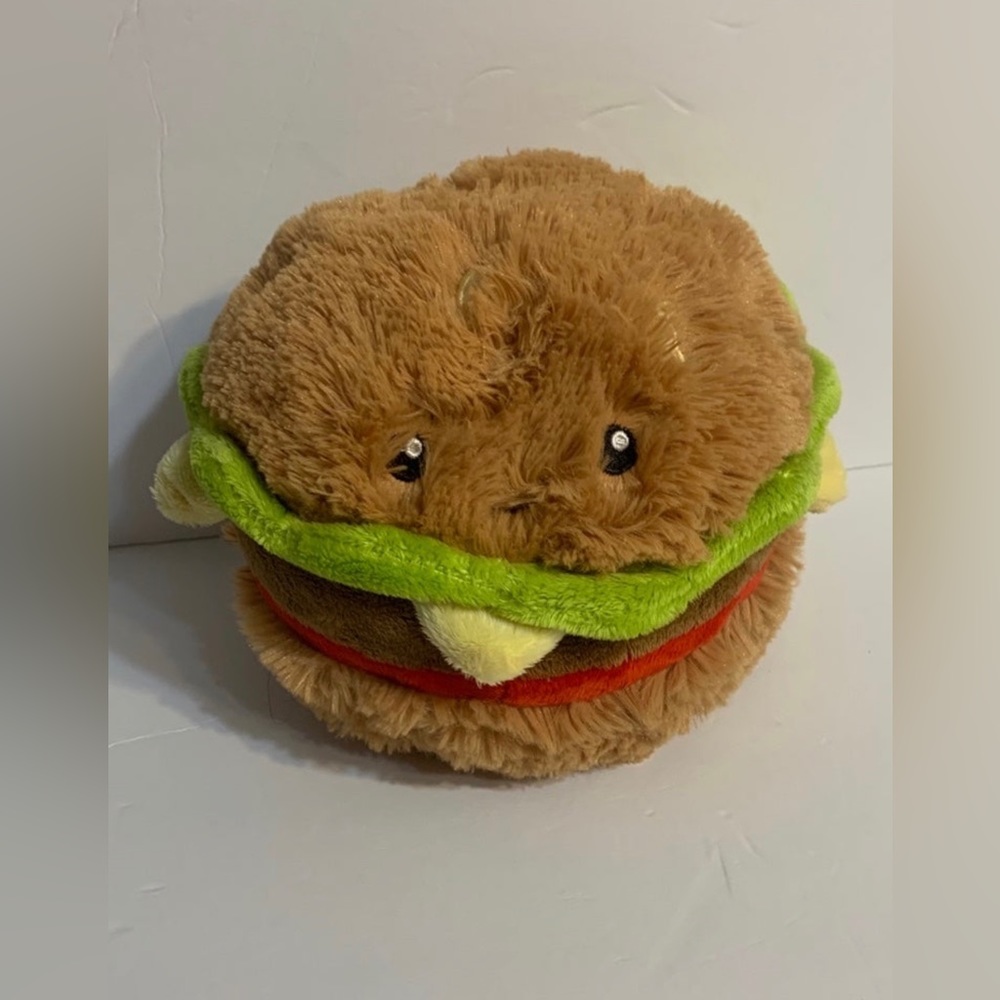 Squishable hamburger plush/stuffed animal